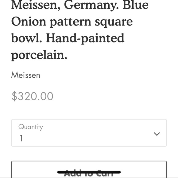 ANTIQUE MEISSEN BOWL  Mid 20th Century hand painted Made in Germany - Picture 10 of 10